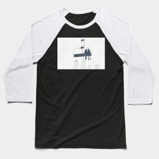 Skier Gift Idea Baseball T-Shirt